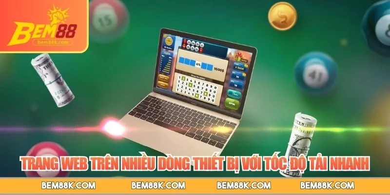 Trang web trên nhiều dòng thiết bị với tốc độ tải nhanh